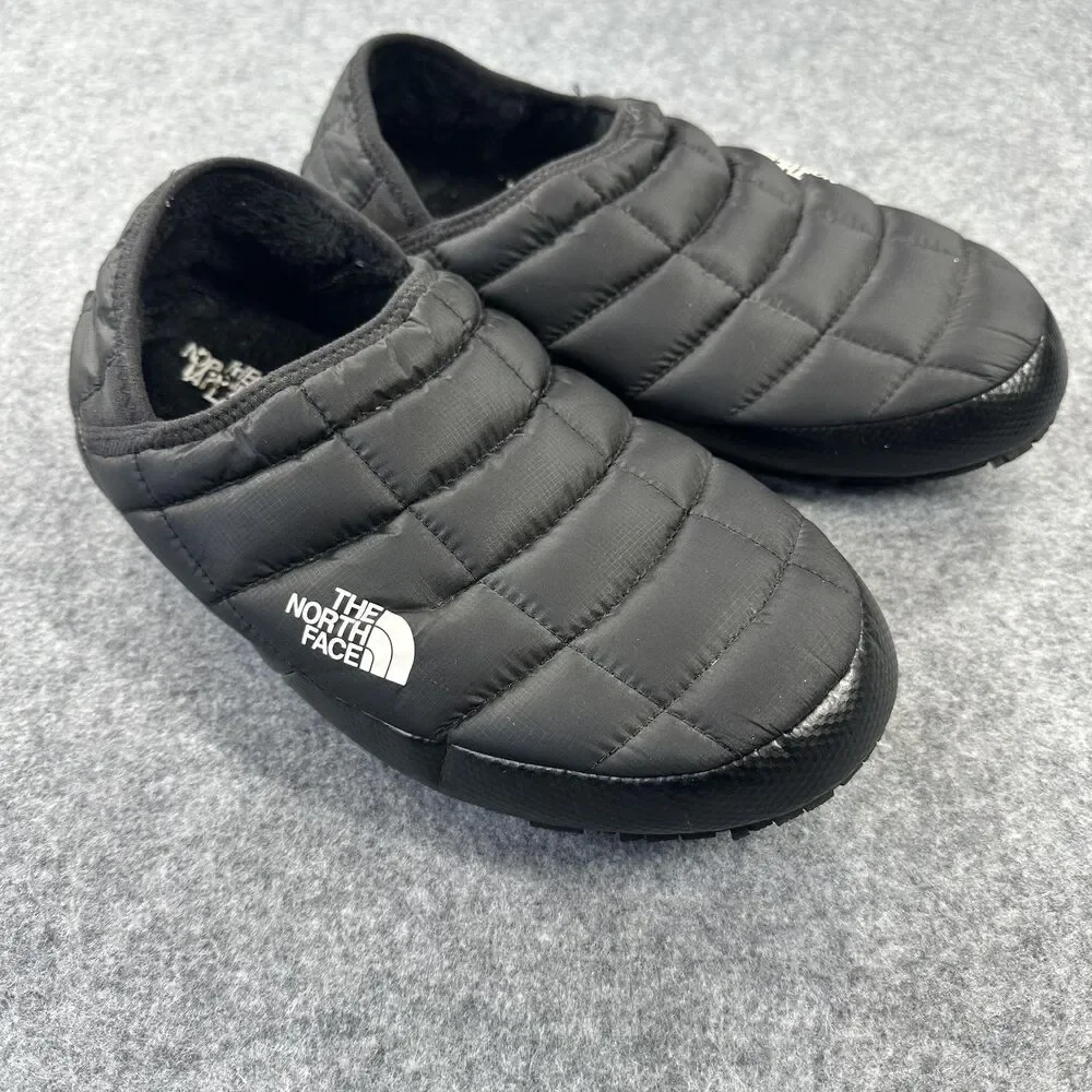 The North Face ThermoBall Traction Mule Slippers Mens Sz 9 Black Insulated
